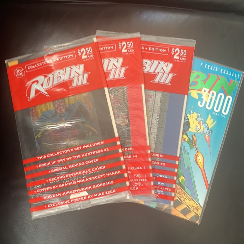 ❤️DC Collectors Edition comic book LOT Robin 1992